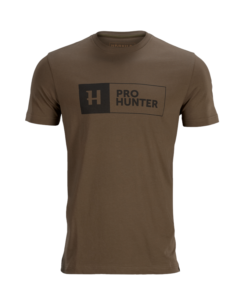 Koszulka T-shirt Härkila Pro Hunter brązowa przód
