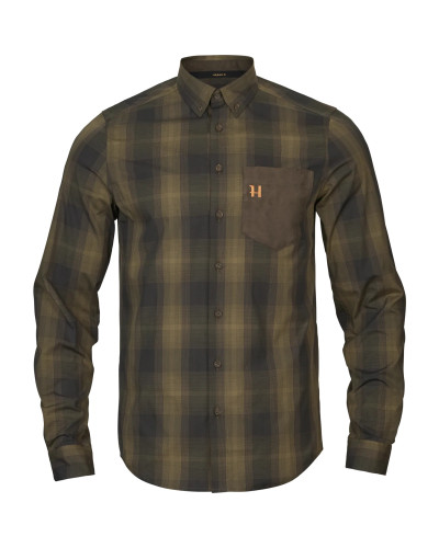 Koszula Härkila Akkan willow green/shadow brown