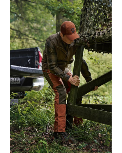 Koszula Härkila Akkan willow green/shadow brown