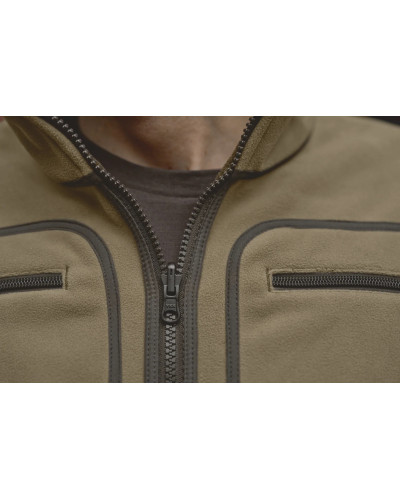 Kurtka polarowa Härkila Kamko Dark antique bronze/Willow green