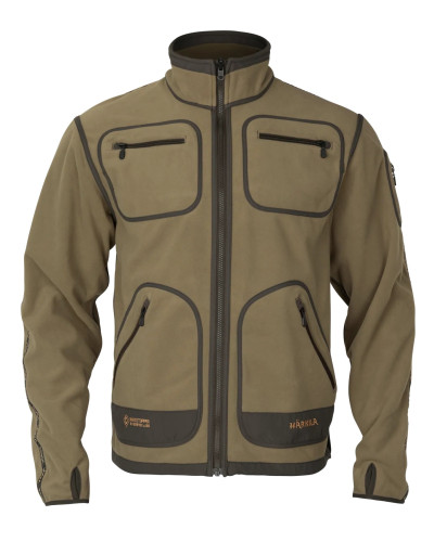 Kurtka polarowa Härkila Kamko Dark antique bronze/Willow green