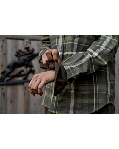 Koszula Härkila Pajala Women olive check