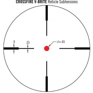 Luneta celownicza Vortex Crossfire II 3-9x40 1'' V-brite