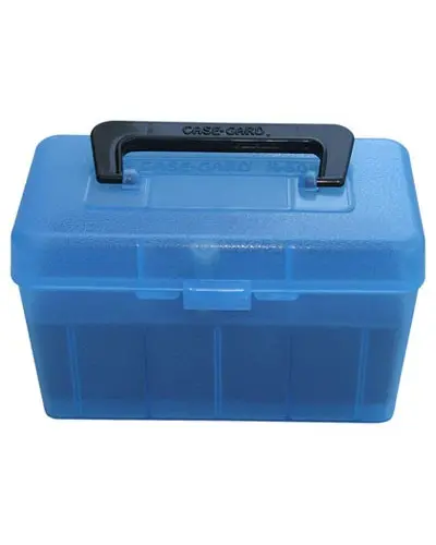 Pudełko na amunicję kulową MTM Case-Gard De Luxe H-50-RL Blue