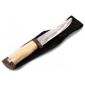 Nóż Zlatoust SN-1, drewno, łoś
