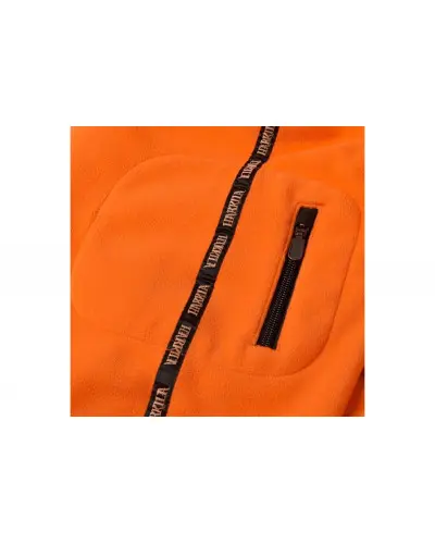 Kurtka polarowa Härkila Kamko brązowo-pomarańczowa